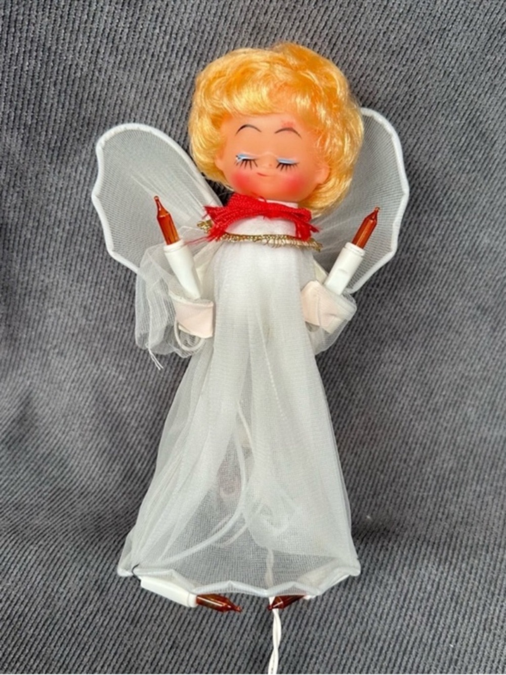 MCM Angel Christmas tree topper vintage